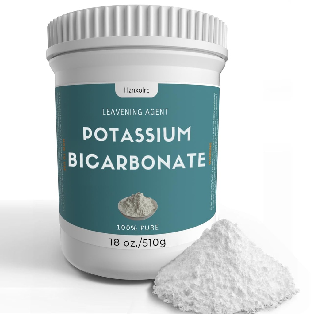 18 oz Kalijev bikarbonat, 100% čisti kalijev bikarbonat v prahu, ki se uporablja pri izdelavi vina, piškotov, piškotov in več