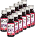 TEAONSKA Moja imuniteta Mojo: Revive, Zeliščni sok, Zeliščni dodatek z Bezgove jagode, Hibiscus, in Ginger, USDA-Certified Organic, Vegan, Gluten-free, 12 Packs, 2 Fl. Oz vsak