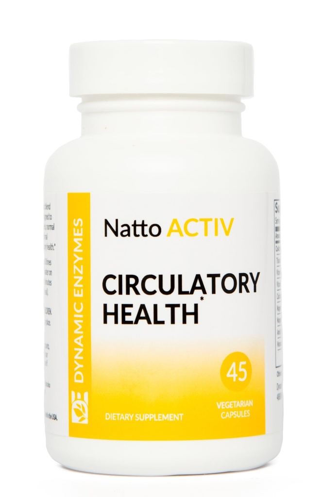 Natto ACTIV – Podpira kardiovaskularno zdravje – Nattokinase Plus Serrapeptase & Bromelain - Sistemski encimi 
