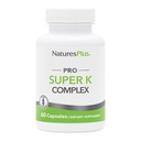 NaturesPlus PRO Super K Complex - 60 kapsul - spodbuja zdravo kalcijevo presnovo - vključuje vitamine K1 & K2 - ne- GMO, Vegan & Gluten brezplačno - 60 strežb