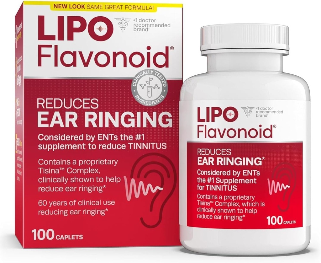 Lipoflavonoid Plus zvonjenje ušesa 100 kapsul