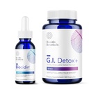 Bio-botanična raziskava Biocidin Tekoča formula (1 oz) z GI Detox+ Gentle Binder - dvoproizvod razstrupljanje sklop za podporo čiščenje in prebavljanje - Pomoč v Toxin & Biofilm odstranjevanje