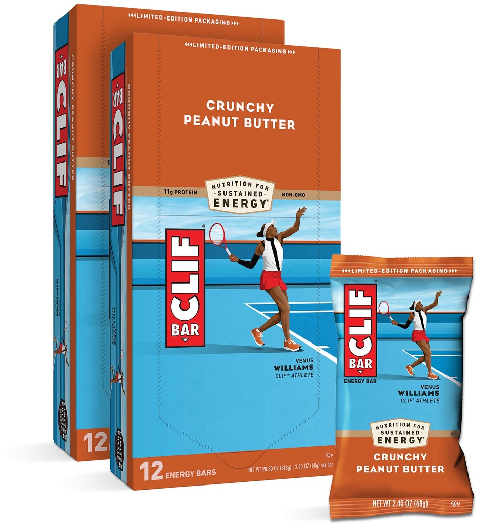 CLIF BARS - Energijske čokoladice - Hrustljavo arašidovo maslo - izdelano z organskimi ovesi - rastlinska hrana - vegetarijansko - Kosher (2,4 Ounce Protein Bars, 24 Count) Pakiranje maj