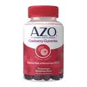 AZO Cranberry Urity Tract Zdravje Gumies Prehranska dopolnila, 2 Gumies = 1 kozarec brusnični sok, pomaga očistiti in zaščititi, Naravne jagodni okus, Ne-GMO, 72 Gumies