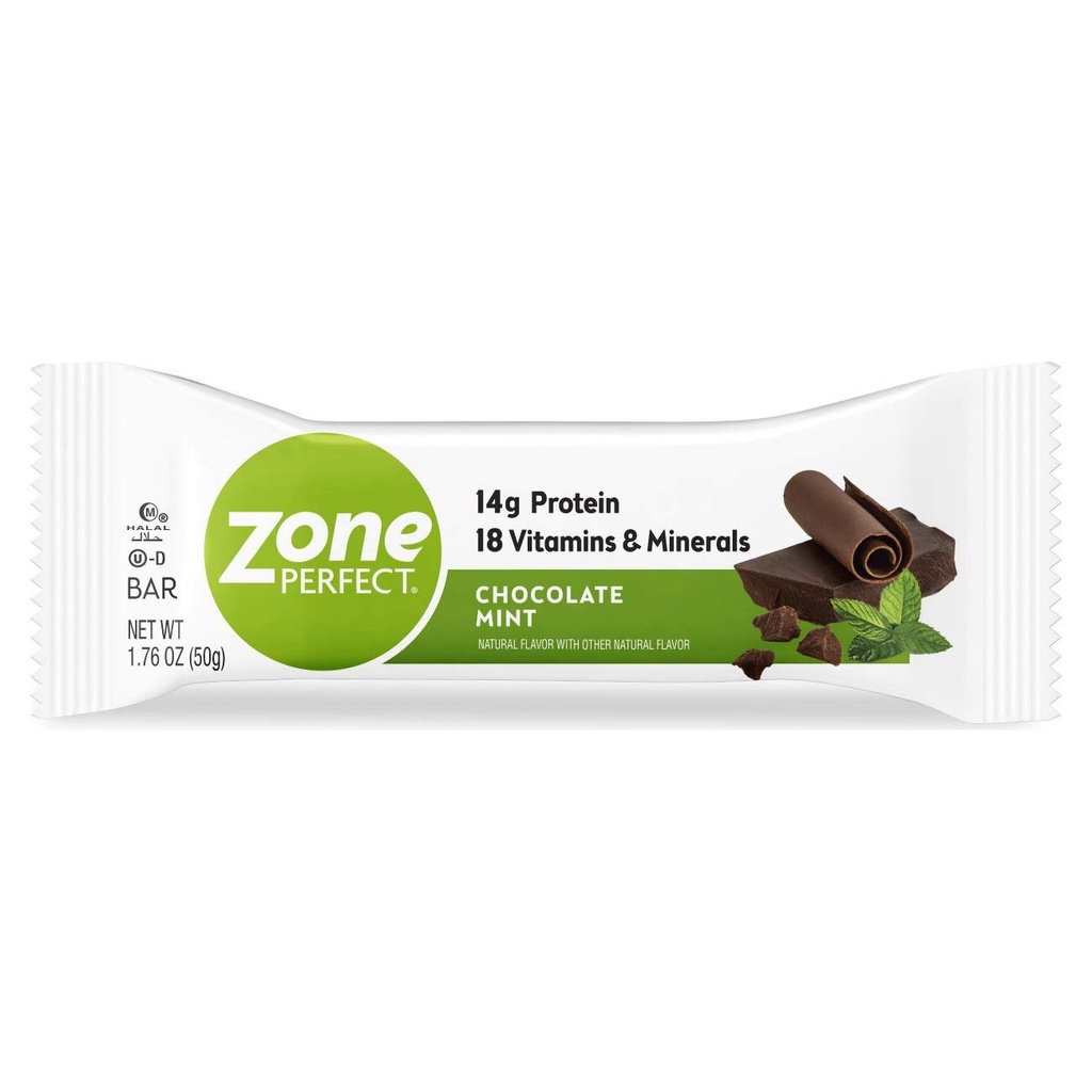 ConaPerfect Protein Bars, 14g Beljakovine, 18 Vitamini in minerali, Nutricious Prigrizek Bar, Čokoladni metin, 12 Barov