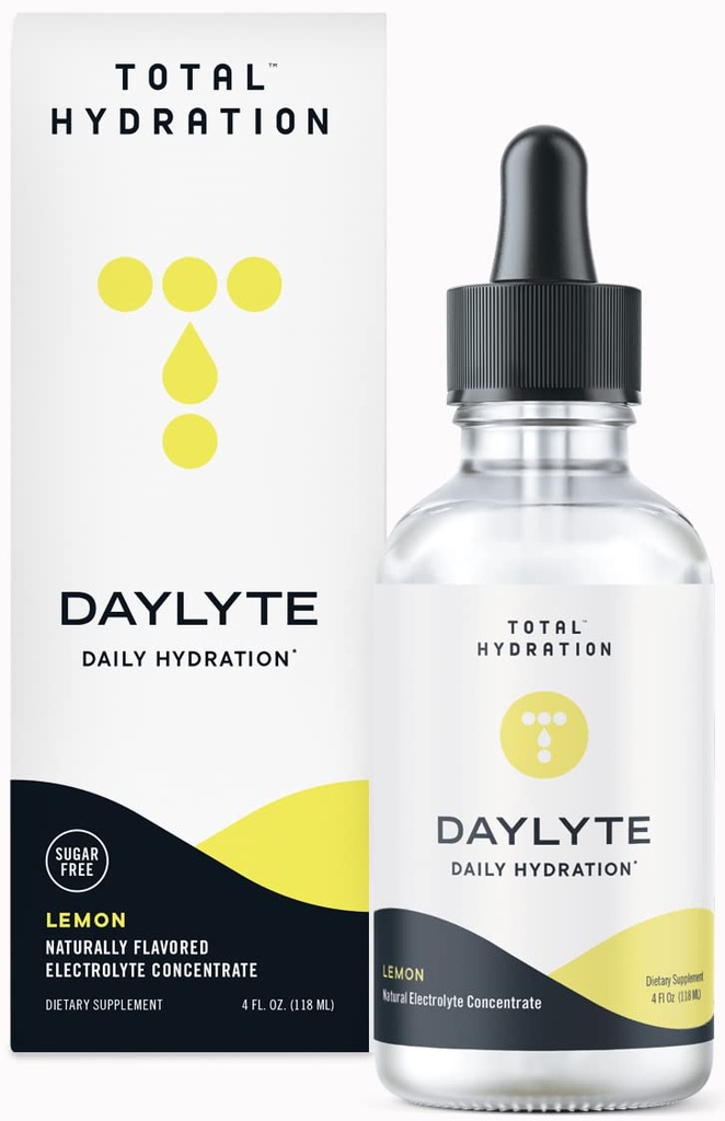 Daylyte Elektrolitske kapljice, Lemon, Sugar Free Dnevna hidracija dodatek z magnezijem, kalcij, in cink (29 Servinges)