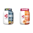 Dymatize ISO100 hidroliziran beljakovinski prah, 100% sirotkin izolat, 25 g beljakovin, 5,5 g BCAA in ISO100 hidroliziran beljakovinski prah, 100% sirotkin izolat, Dunkin' Glaziran krof