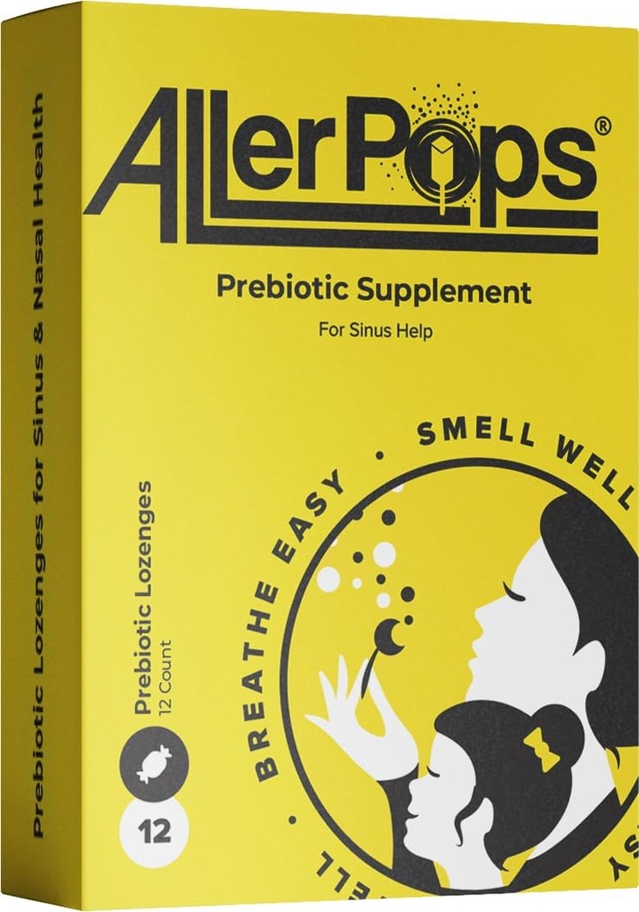 Prebiotični dodatek- Dolgo Trajanje Nasal / Sinus zdravje, Imunsko ravnovesje - Popolna prehrana za Airway Probiotics, 12 Gummy Lozenges