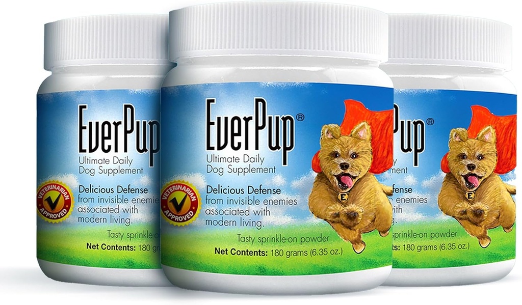 EverPup Multivitaminski pasji dodatek - glukozosomin & apoptogeni za hip in skupno zdravje + probiotiki in prebiotiki z encimi za prebavo