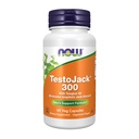 NOW Foods Supplements, TestoJack 300TM s 300 mg Tonkat Ali (Eurycoma longifolia Jack Extract), 60 Veg kapsule