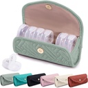 BAGSFY tedenske tablete Organizator 2 krat na dan v primeru srčkan tkanine tablete, Medicine Bag, AM PM tablete Box 7 dan, Prenosna zdravila potovalna primera za tablete, vitamini, ribje olje, dodatki.