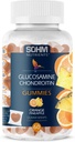 SOHM Glukozamin in Chondrotin Gumies 60 Število individualno zaviti, Podpira sklepov Zdravje in kosti, Glukozamin Chondroitin Gumies za moške in ženske vegetarijanci (Pineapple, Orange)