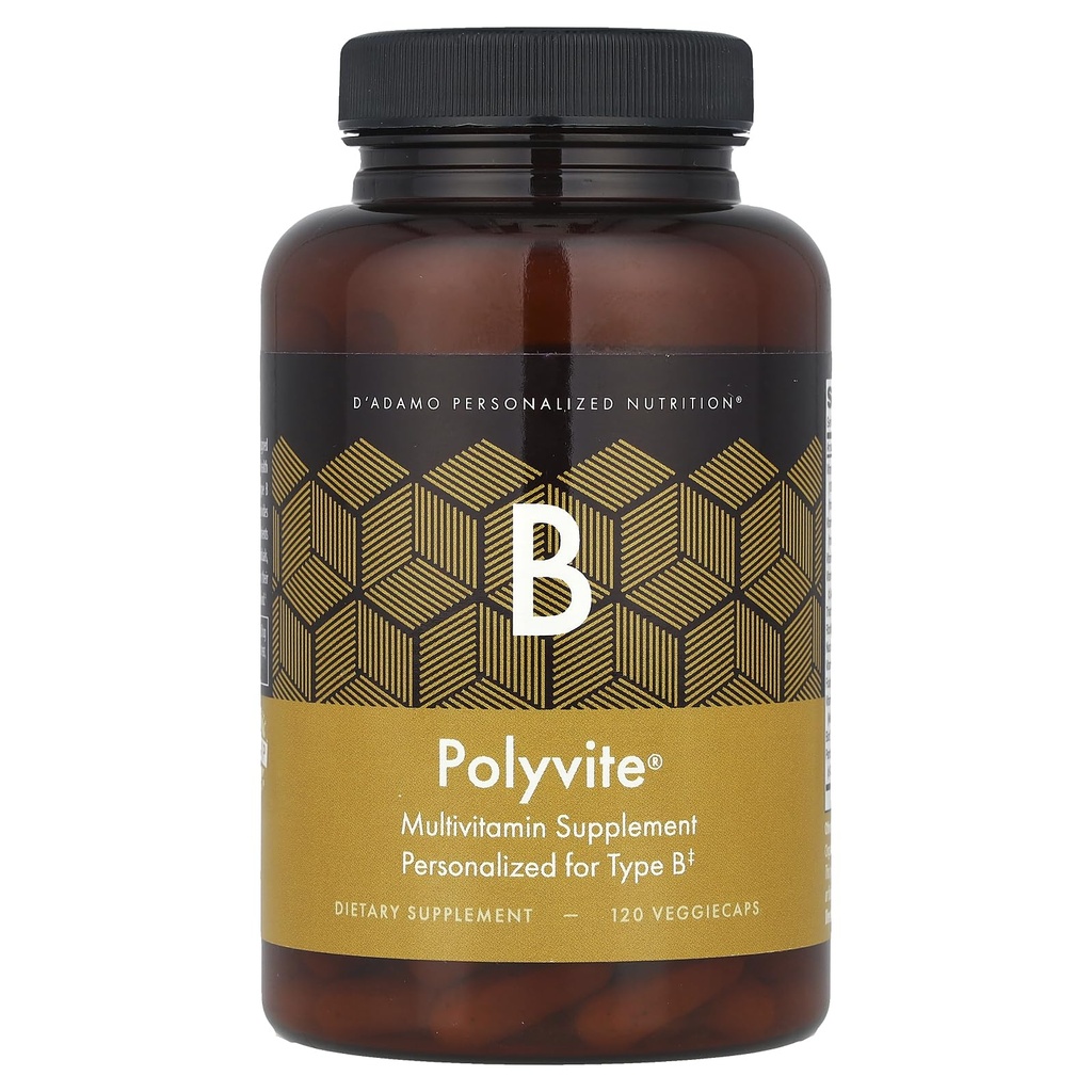 D'Adamo Personalizirana prehrana - Polyvite B 120 vcaps