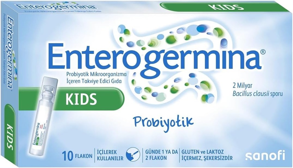 Enterogermina KIDS (10 VIAL) Bacillus Clausii Probiotic 2 milijarda CFU/5ml za otroke (1)