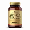 Solgar Vitamin E 268 mg (400 i.e.) - 100 softgels - naravno nasičeni vitamin E kot d-Alpha tokoferol - Gluten Free, Dairy Free - 100 Serving