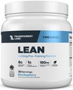 Transparent Labs Lean Pre-Workout - Recomposition Preworkout za moške in ženske z acetil L-karnitin, Beta Alanin prašek, & PurCaf organski kofein v prahu - 30 Serving, Modra malina