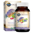 Vrt življenja Organiki Ženski prednatalni multivitaminski z vitaminom D3, B6, B12, C & železo, Folat za energijo in zdravo razvoj ploda – organski, ne-GMO, Gluten-free, Vegan, 90 dni dobave