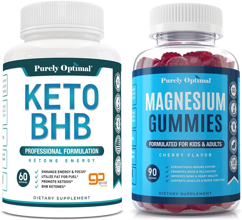 Čisto optimalen Keto BHB + Magnezijeve žvečilke