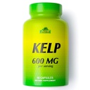 ALFA VITAMINS Kelp dodatek, 600 mg naravne morske alge Kelp (Ascophyllum Nodosum), bogata z jodom in Fucoidan, podpira ščitnico in metabolično funkcijo, Dnevni vitamini za Wellness, Ne GSO, 90 Tablete