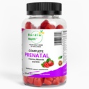 Popolni prenatalni vitamini, folna kislina, železo, holin za nevrološko podporo cevi, Omega-3 DHA za razvoj fetalnih možganov, Kalcij-pomočnik D3 & K2, Ne-GMO Vegan Gumies