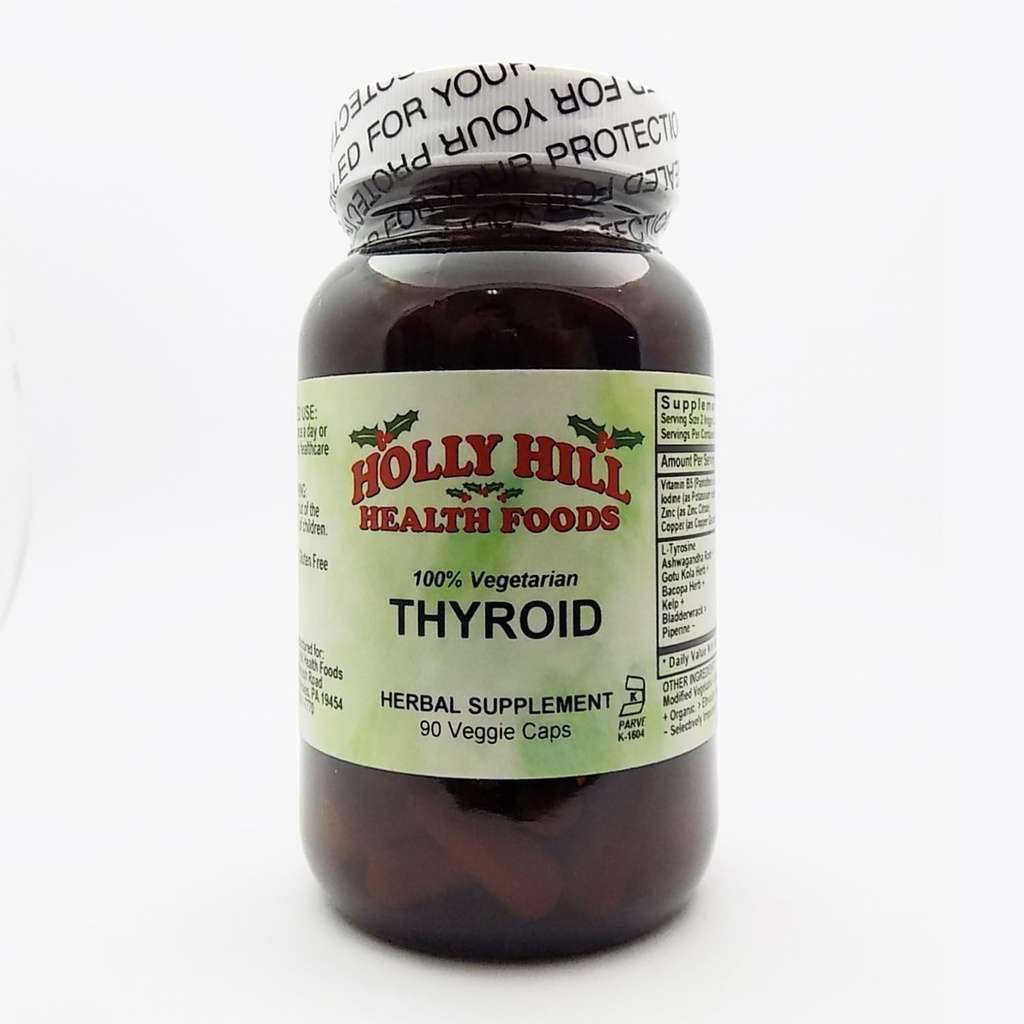 Holly Hill Health Foods, ščitnica, 90 vegetarijanske kapsule