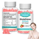 2 Pack Glutatione Collagen Gumies, Collagen Gumies z vitaminom C, Glutatione dopolnilo za ženske, las kože nohti mišice & skupni, anti-Aging, Vegan, sladkor brez, jagodne arome, 120 Count