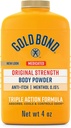 Gold Bond Medicated Original moč telo prašek, 4 oz., Slac-free, Anti-srbenje, Absorbcije in hladila