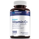 Vitamin C 1000mg Complex z L-Lysine 500mg, cink 12mg, Bioflavonoidi 300mg. Zdravnik Formulirani Magnezijev Stearat Prosti dodatki za zdravo podporo imunskega sistema.(1)