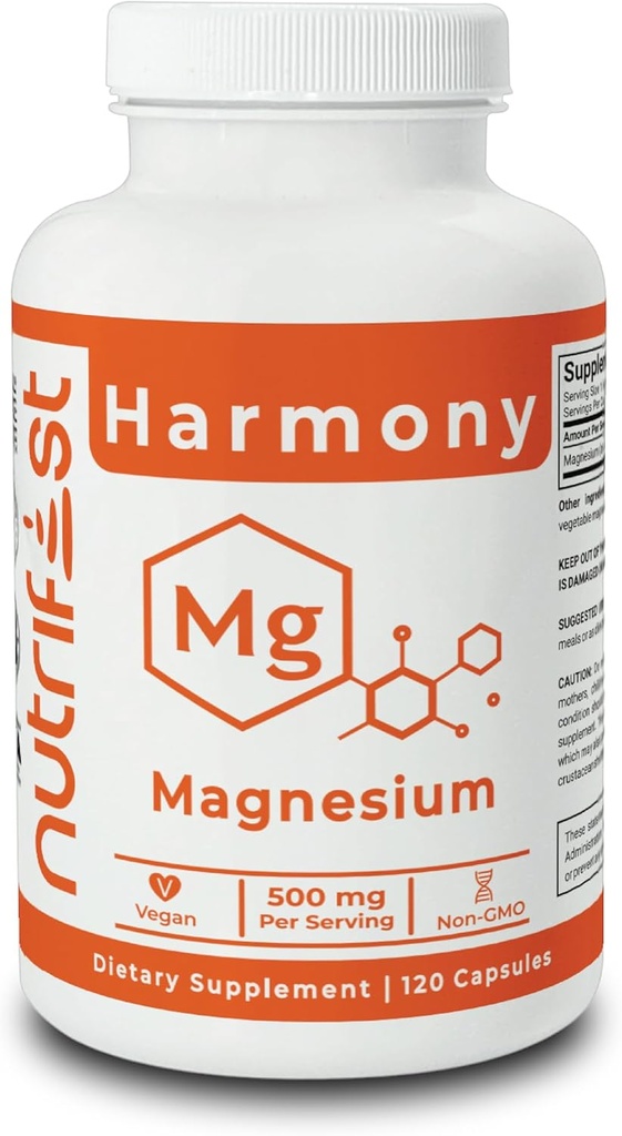 Magnezijev oksid Life Extension Formula Visoka absorpcija za sproščanje mišic, energijo, imuniteto in Cardio Health 
