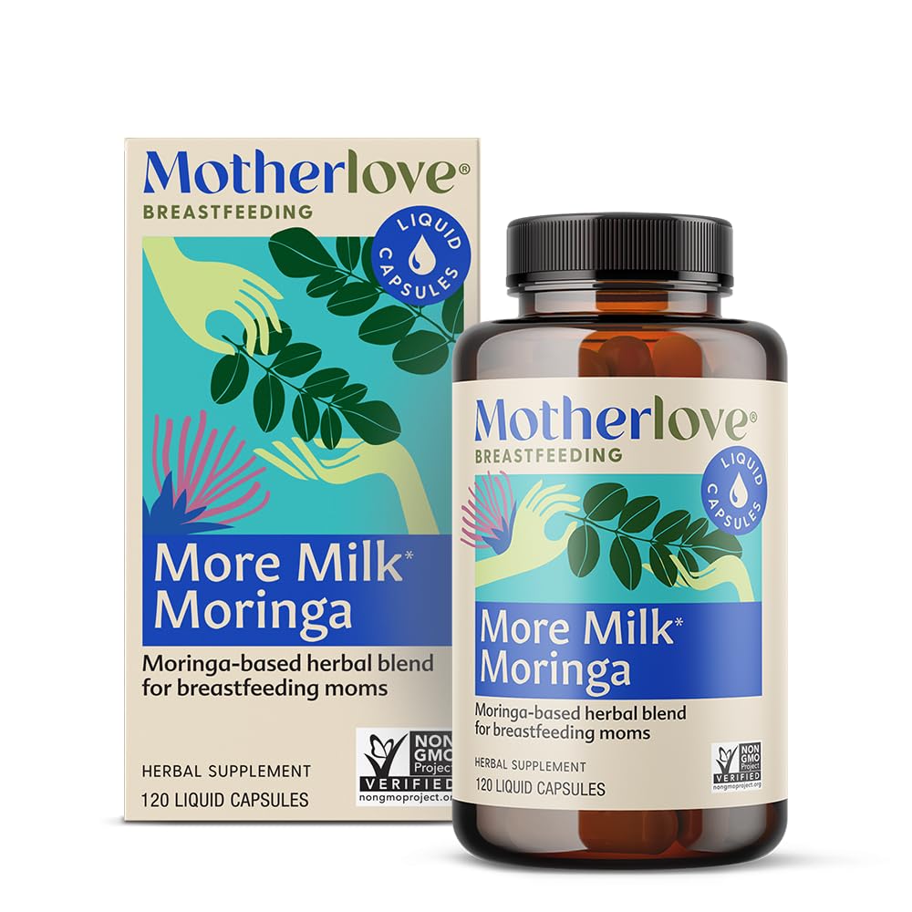 Mater Love Več Mlek Moringa (120 Kapsule vrednost velikost) Moringa-osnovana Dojenje dopolnilo za podporo oskrbo z mlekom dojk – Ne-GMO, Organic Herbs, Vegan, Košir