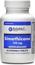 Zanesljiva 1 simetikon 125 mg anti- Gas 60 tablete poprove mete (1 steklenica)