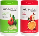 JuicePlus+ Sadna in zelenjavna mešanica: za trdno prehransko fundacijo - Poživi zdravje družine z 20 Sadje in zelenjavo Plus rastlin Hranila - Predpakirani 2 steklenici (60 obroki sadja, 60 od Veg)