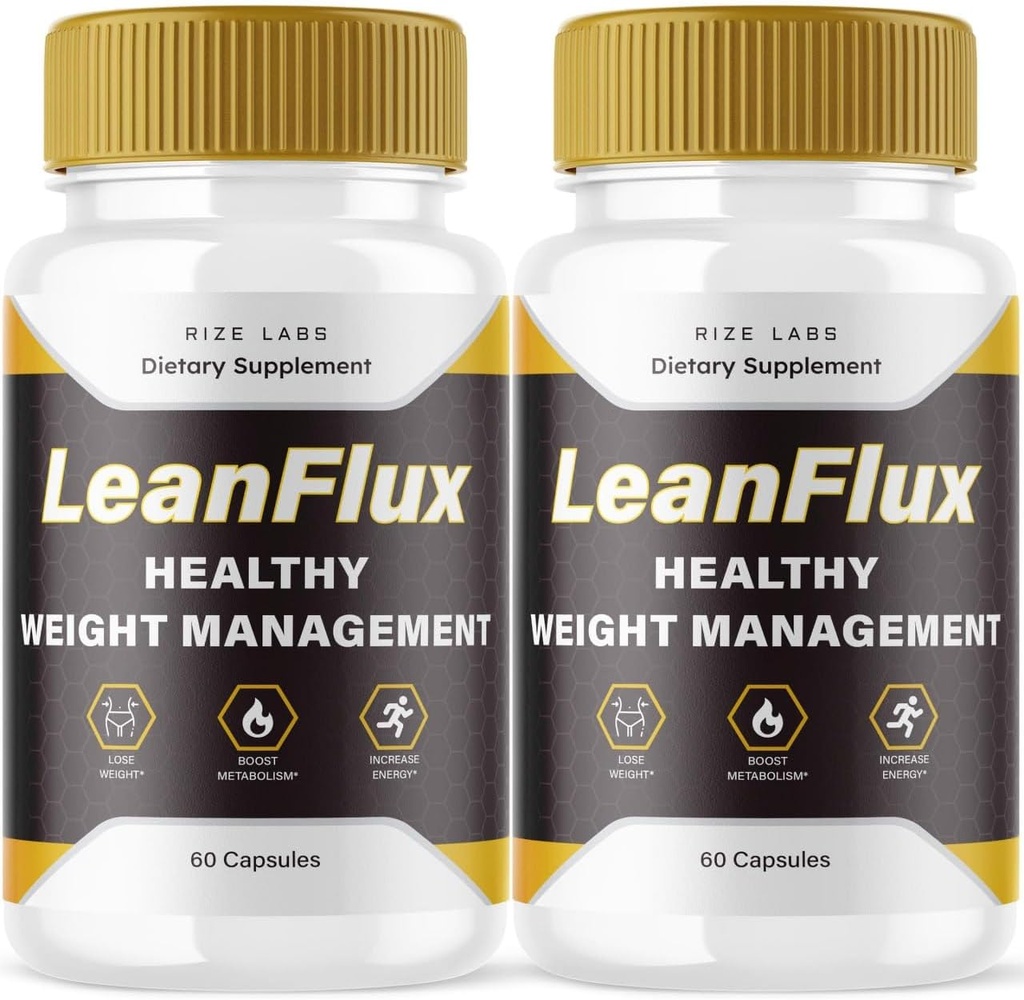 Rize laboratoriji (2 paket) LeanFlux - Lean Flux hujšanje za povečanje ravni BAT, Leanflux Komentarji Non-GMO enostavno pogoltniti dodatne tablete, Pridobiti Brown Adipose opeklina tkiva (120 kapsul)
