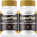 Rize laboratoriji (2 paket) LeanFlux - Lean Flux hujšanje za povečanje ravni BAT, Leanflux Komentarji Non-GMO enostavno pogoltniti dodatne tablete, Pridobiti Brown Adipose opeklina tkiva (120 kapsul)