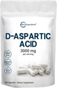 Mikro sestavine D-asparaginska kislina 3.000mg na serviranje, 300 kapsul 