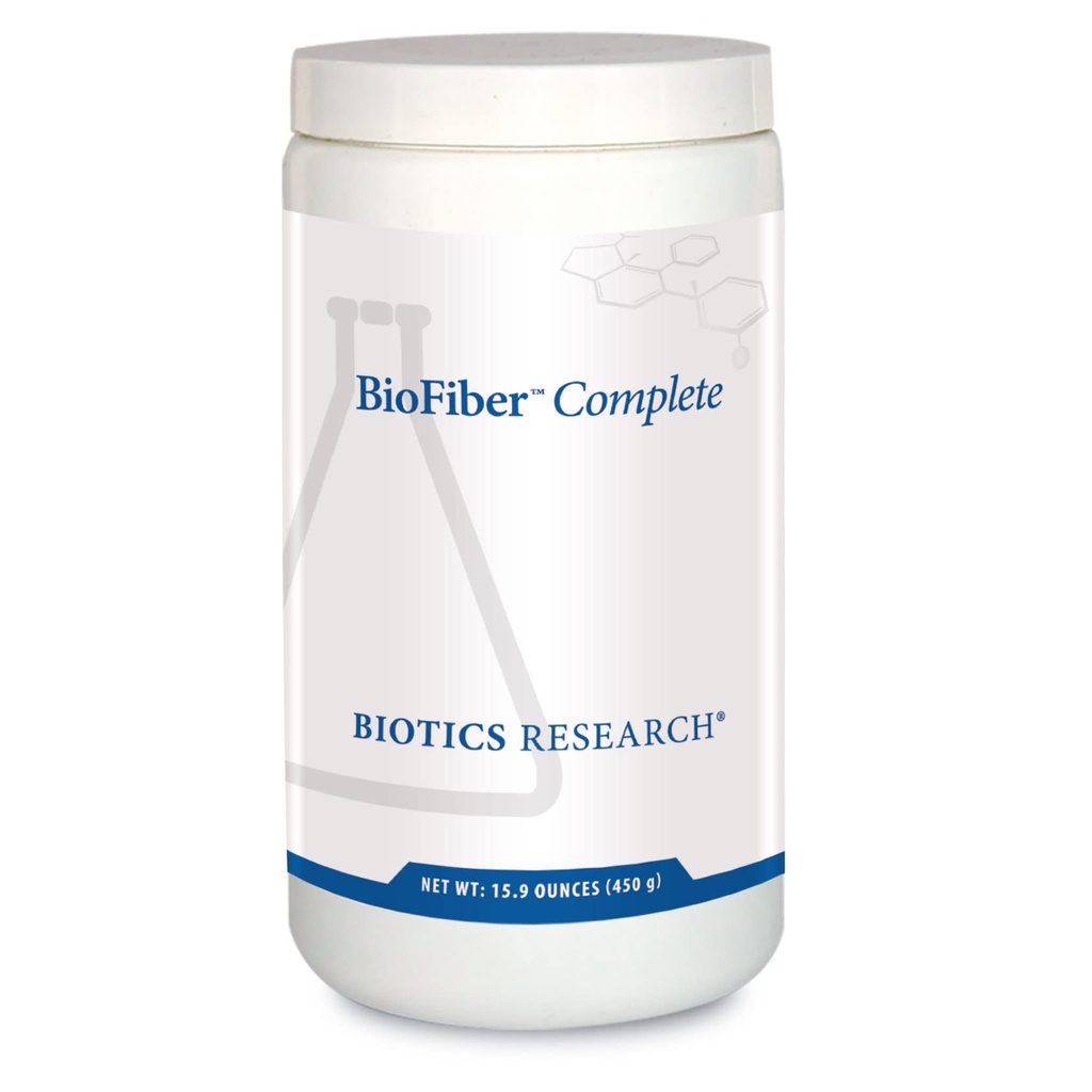 Biotics Research BioFiber Complete - 10 Cela hrana Fibers (Organic & Non-GMO), 5g Fiber Per Serving, Easy-to-Mix Powder, Prebiotic Gut Support 15.9 Oz