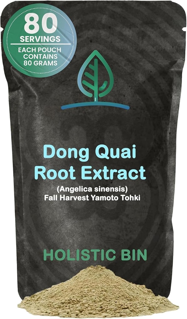 Holistični Bin Dong Quai Root Powder Extract – Divja žetev Angelica Sinensis – Ženski ginseng Herb za zdravje žensk in čaj – Izvlečen za izboljšano absorpcijo – Rastli na Japonskem – 80 Grams