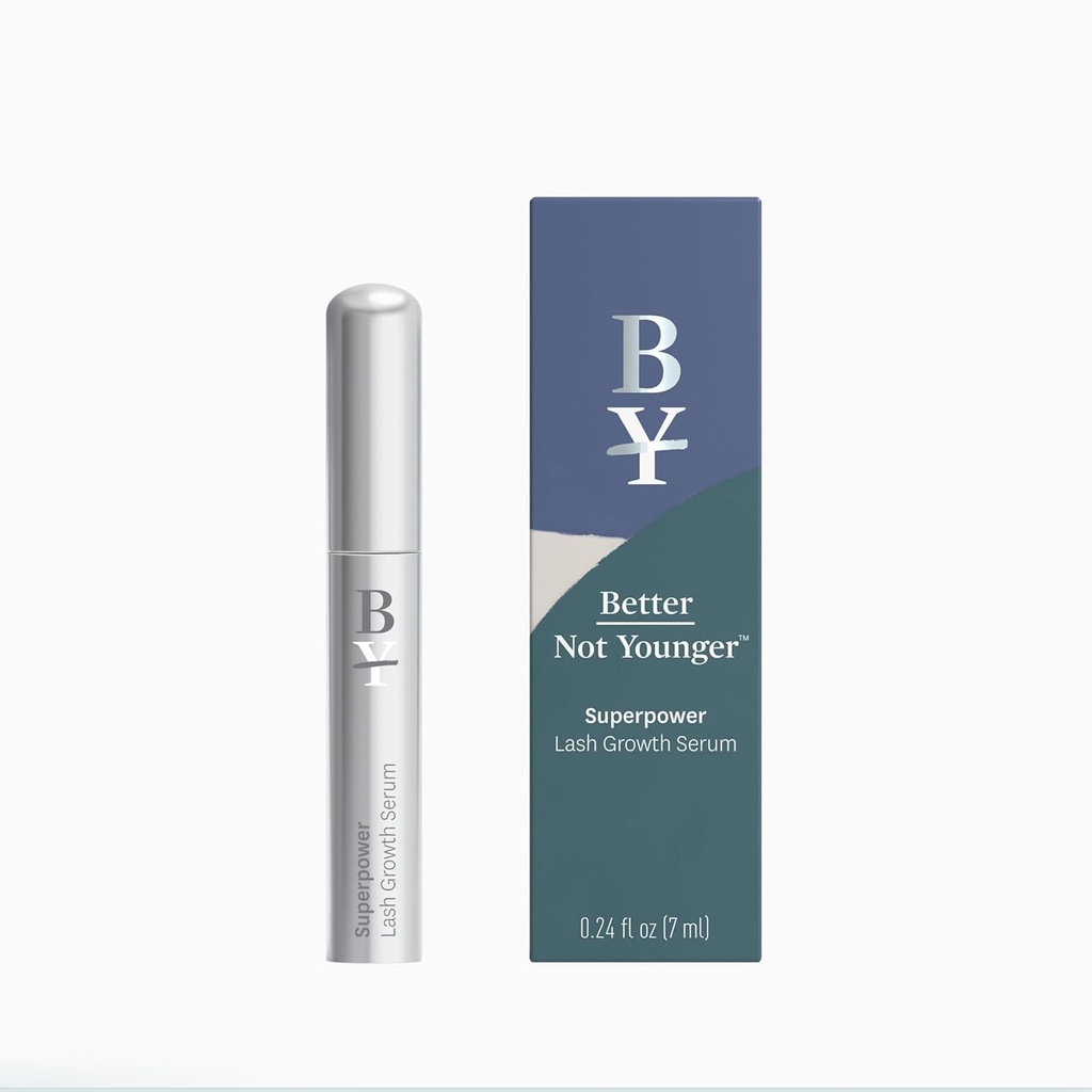 Boljše ne mlajšo supermoč Lash Serum (7ml) Lash baldioner s peptidi, vitamini in hranili - izboljšanje seruma za Thicker, Fuller in Daljši Lashes - Cruelty-free