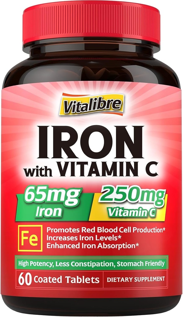 Železo dodatek z vitamini C za pomanjkanje železa in magnezij kompleks 10 v 1 za pomanjkanje magnezija