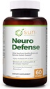 Neuro Defense z Omega-3 Maščobne kisline EPA & DHA, Antocianini iz borovnice Extract, B-kompleks vitamini, vitamini C & D3, fosfatidilholin, 60 VCaps, Non-GMO, Gluten Free