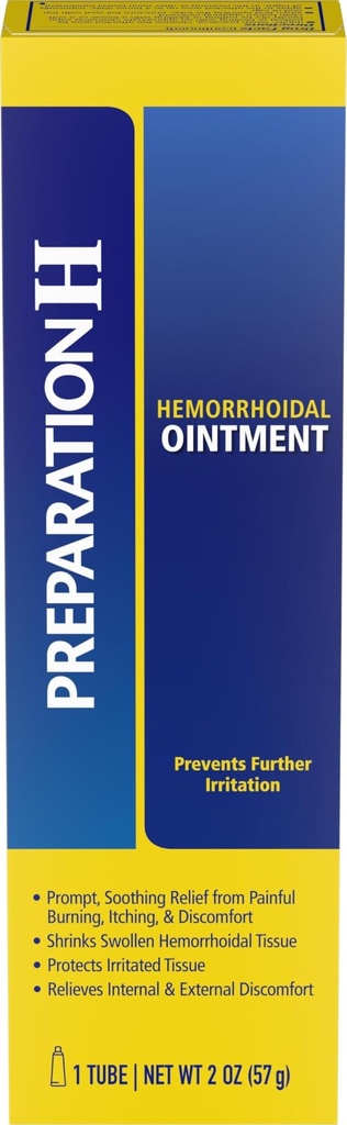 PRIPRAVA H Hemorrhoid Symptom zdravljenje mazilo, srbenje, opekline in neugodje olajšanje, tube (2,0 Ounce)