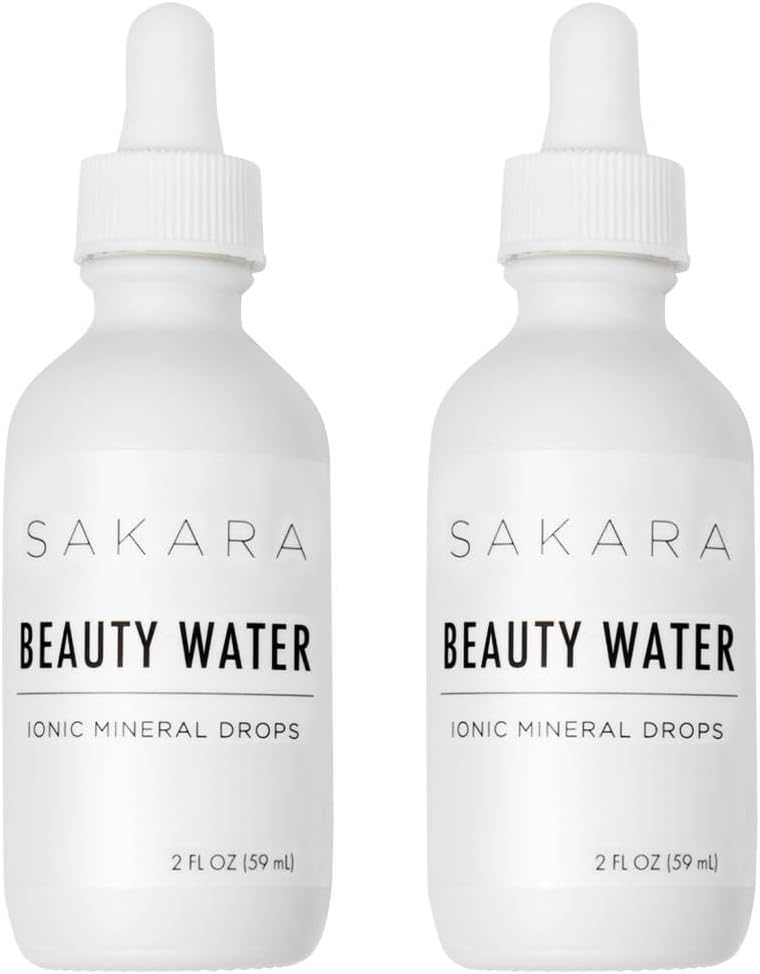 SAKARA Lepotne vodne kapljice, 60 Servisi - Trace mineralne kapljice za vodo, mineralna voda tekoči magnezij, klorid, natrij, kalij, & Boron dopolnila, Tekoči vitamini Multi minerali dodatek