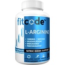 fitcode Pure Extra Jakost L-Arginin HCl 1500mg, dušikov oksid dopolnilo za žilavost, črpalke, vzdržljivost, zmogljivost, rast mišic, energija, Močna N.O. mišice črpalke kapsule (50 Serving)