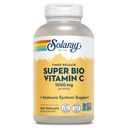 SOLARAY Super Bio pufered Vitamin C 1000mg, dvostopenjski, časovno sprostitev Vitamin C z bioflavonoidi, Imunska podpora dodatek - Visoka absorpcija, Vegan, 60 dan garancije, 180 Serving, 360 VegCaps 180
