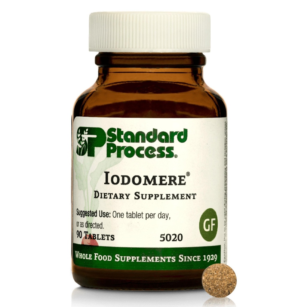 Standardni postopek jodomere - dnevni dodatek za podporo vašemu metabolizmu, imunskemu delovanju in produkciji ščitničnega hormona - Gluten-free, ne- mlečno - 90 tablet (90 serviranja)