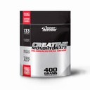 Mikroniziran kreatin monohidrat v prahu - povečanje mišične moči in vzdržljivosti - hitro raztapljanje, arome-free, Vegan Fitness dodatek, Keto prijazno - 400 gr ali 133 Strežnice