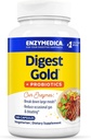 Enzymedica Digest Gold + probiotiki, 2-v-1 Formula za Gut Health, Prebavne encime in aktivne probiotične kulture, 180 Število