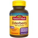 Narava Made Bederberry 400 mg ekstrakt z vitaminom C in cinkom, prehranska dopolnila za imuno podporo, 60 kapsul, 60 dnevna zaloga