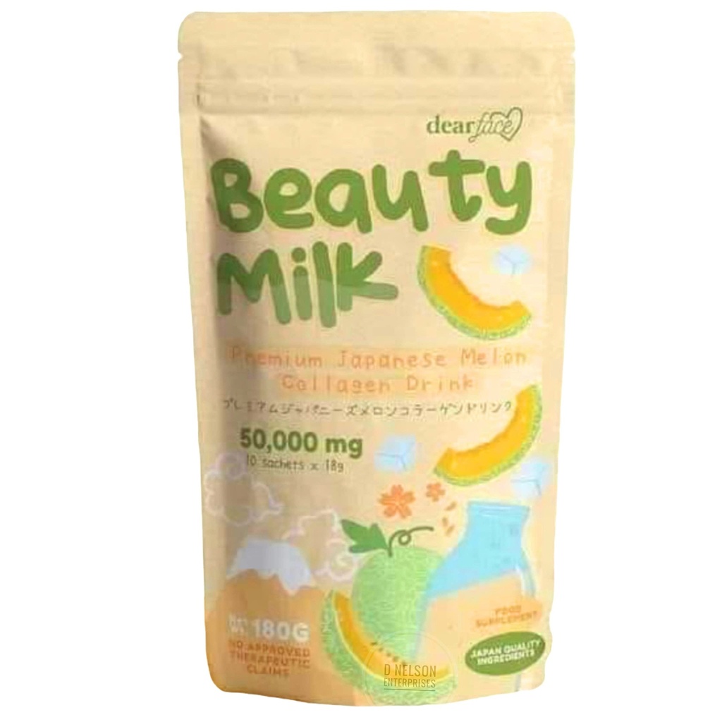 Beauty Milk Japan Colagen MELON Drink - 50.000mg Hidroliziran Colagen, 6.3 Ounce (paket z 1)