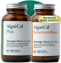 ALGAECAL Bone Builder Pack - dodatek kalcij na osnovi rastlin in stroncij - organski kalcij 750mg z vitaminom D3 1600 i.e., vitamin K2, magnezij, 16 Hranila za zdravje in gostoto kosti (1-mesečna zaloga)